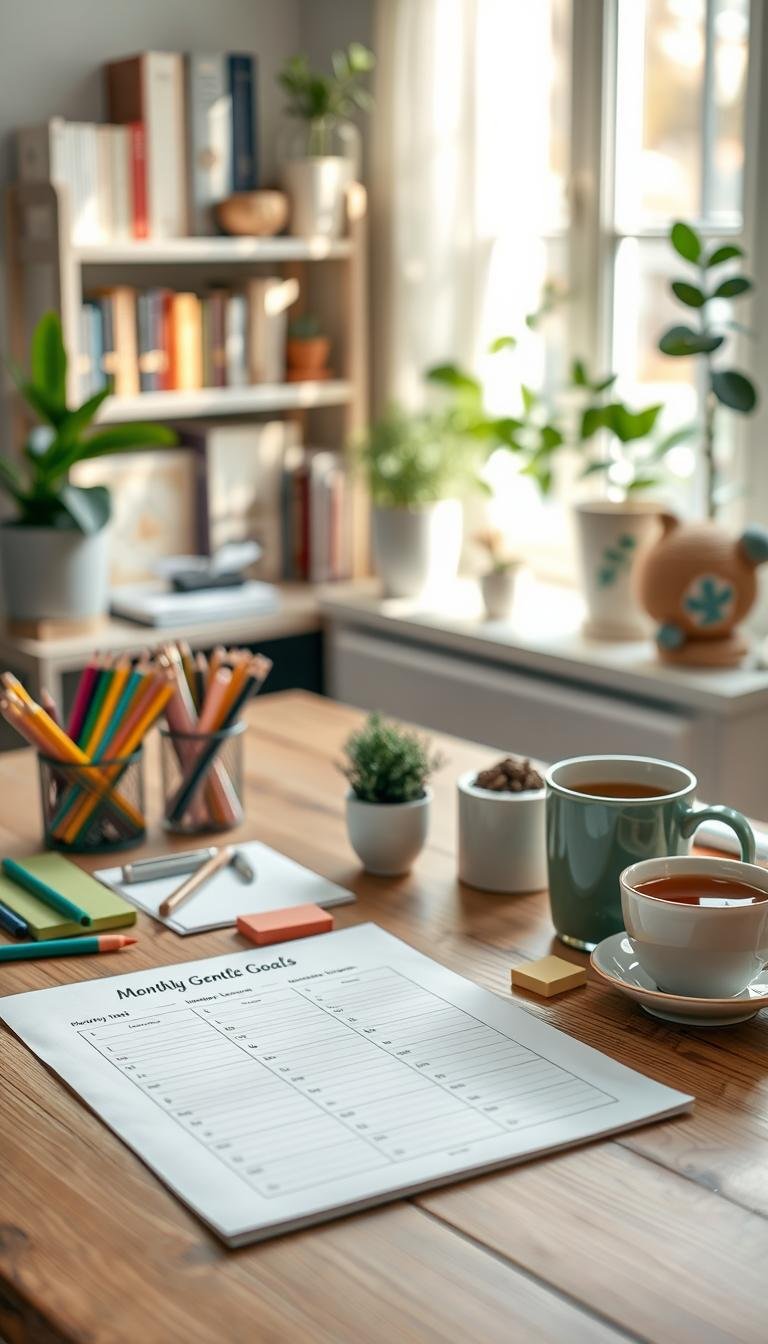 Monthly Gentle Goals